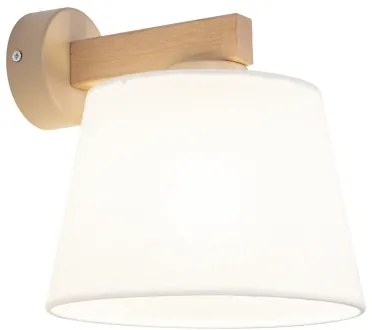 Brilagi - Nástenná lampa LATTE SABIA 1xE27/15W/230V borovica/biela