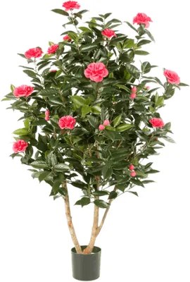 Umelá rastlina strom Camelia japonica ružová 150 cm