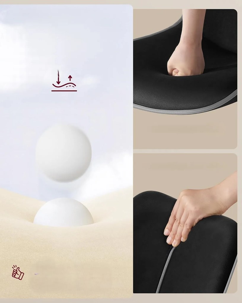 Súprava 2 ks barových stoličiek Vasagle Muriel čierna