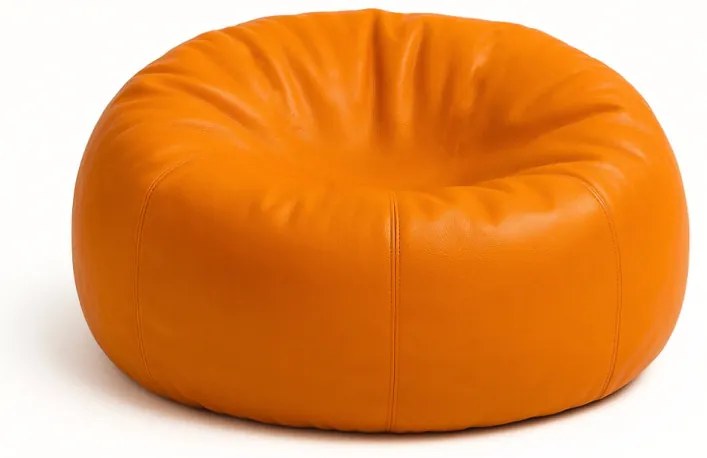 Sedací vak guľa oranžová EMI