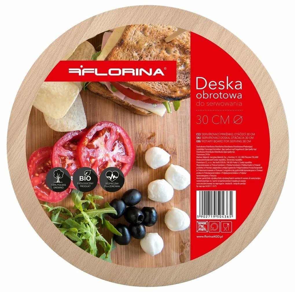 Florina Servírovacia doštička otáčacia, 30 cm