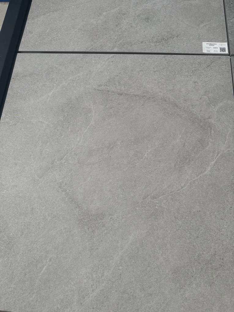 Dlažba Lime Stone Silver 60x60x2