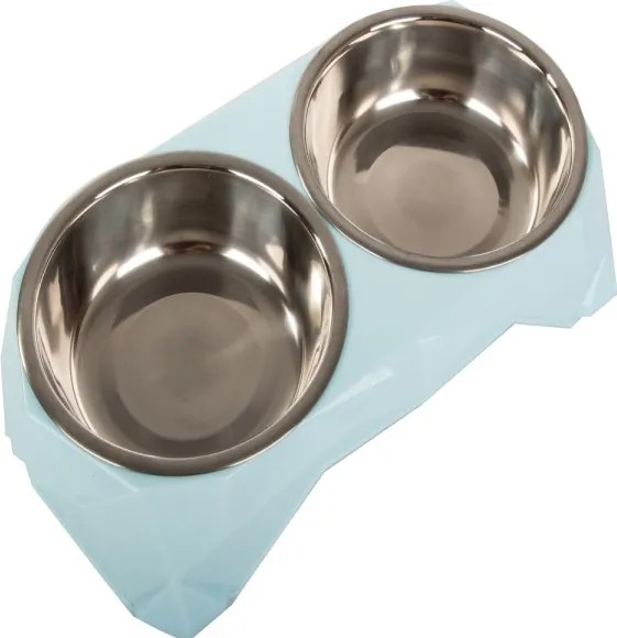 Kovová miska pre psov a mačky 2 x 350 ML