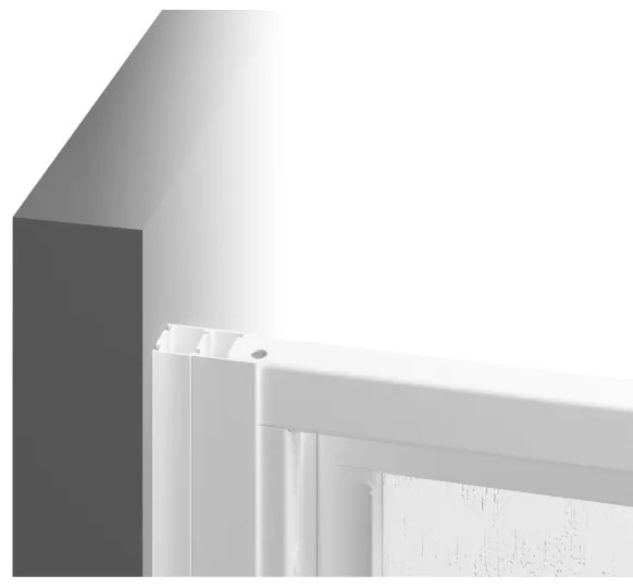 Ravak 00V701R211 - Sprchové dvere trojdielne SUPERNOVA 90x198 cm biele