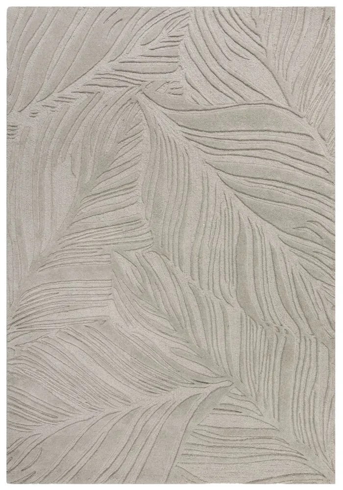 Flair Rugs koberce Kusový koberec Solace Lino Leaf Grey - 160x230 cm