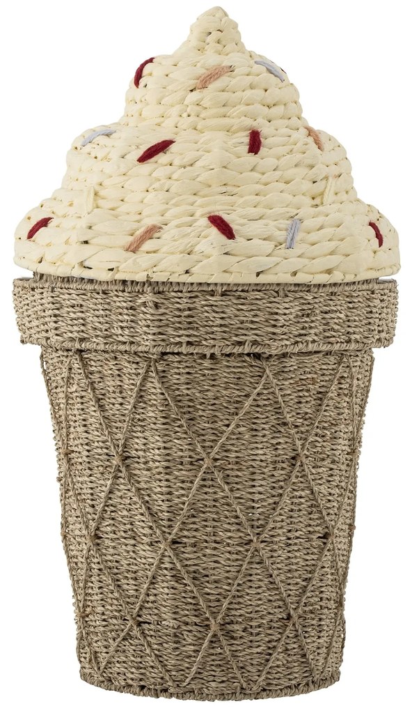 Bloomingville Úložný kôš Cillie Nature 72 cm