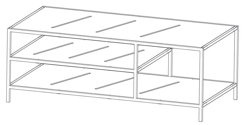 Konferenčný stolík Milano 110 × 40 × 50 cm