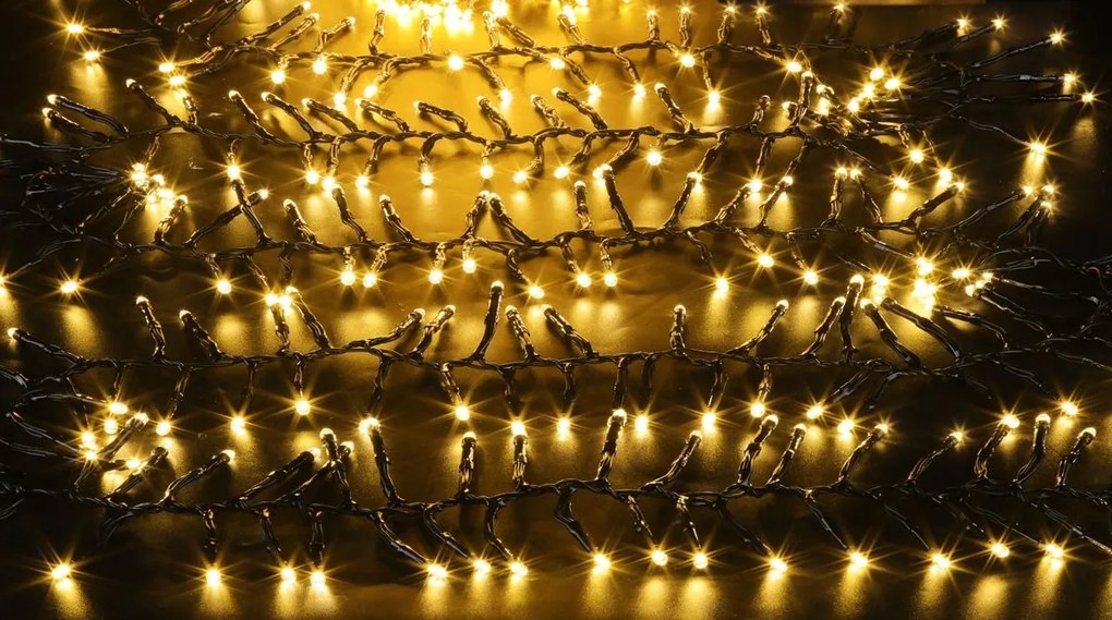 Vianočné svetielka vnútorné teplá biela 200 LED