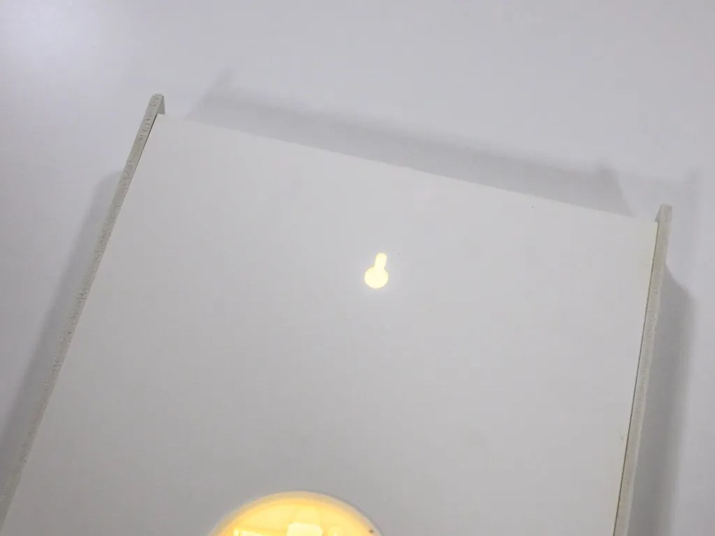LED vianočná lampa v rámčeku TREE 29,5 cm biela