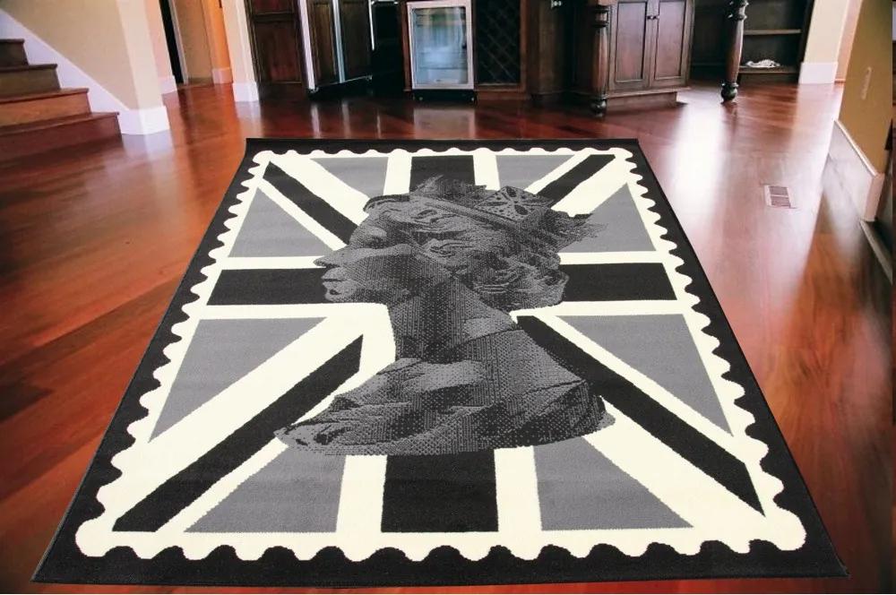 Kusový koberec PP Majesty šedý, Velikosti 140x200cm
