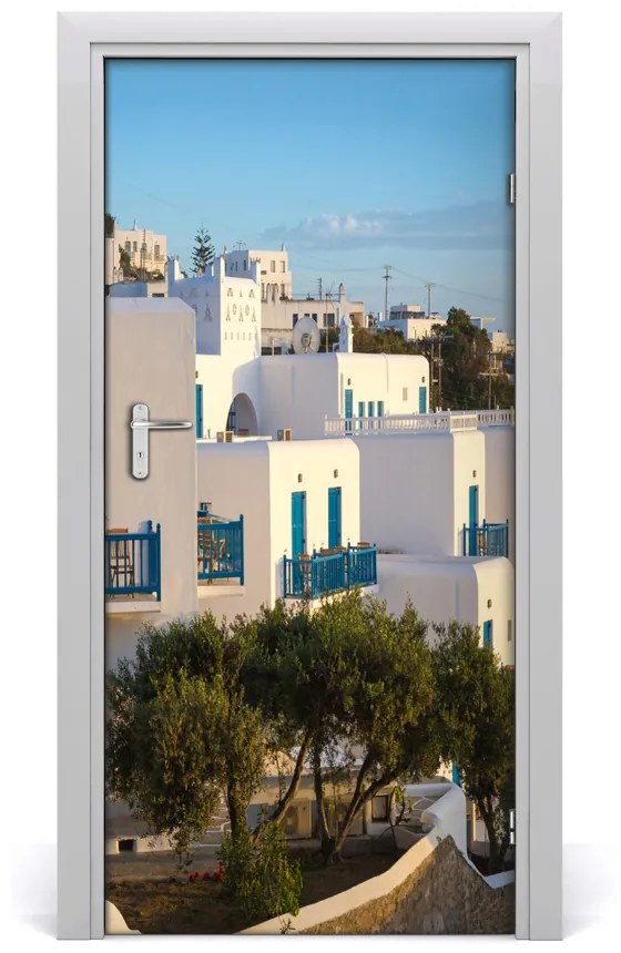 Fototapeta samolepiace na dvere Mykonos Grécko 85x205 cm