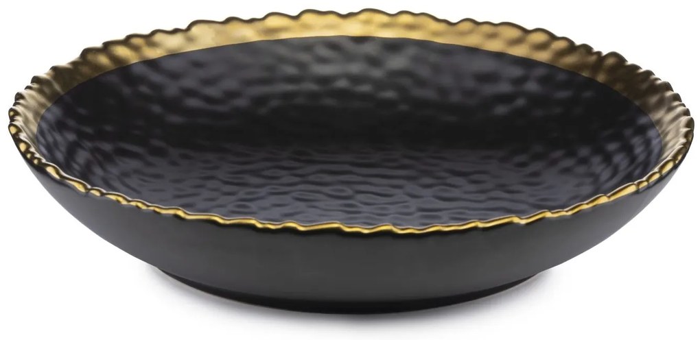 Keramická súprava tanierov Kati Black Gold 8ks