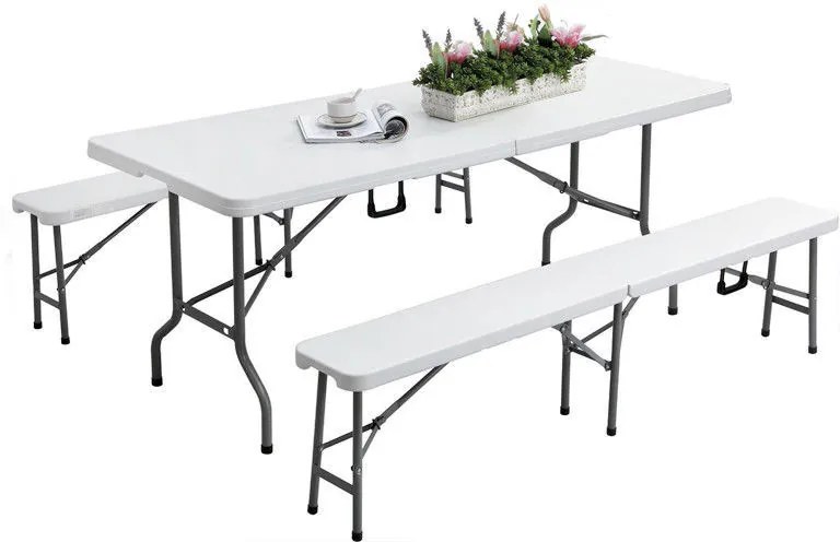 Prenosný set pivných lavíc