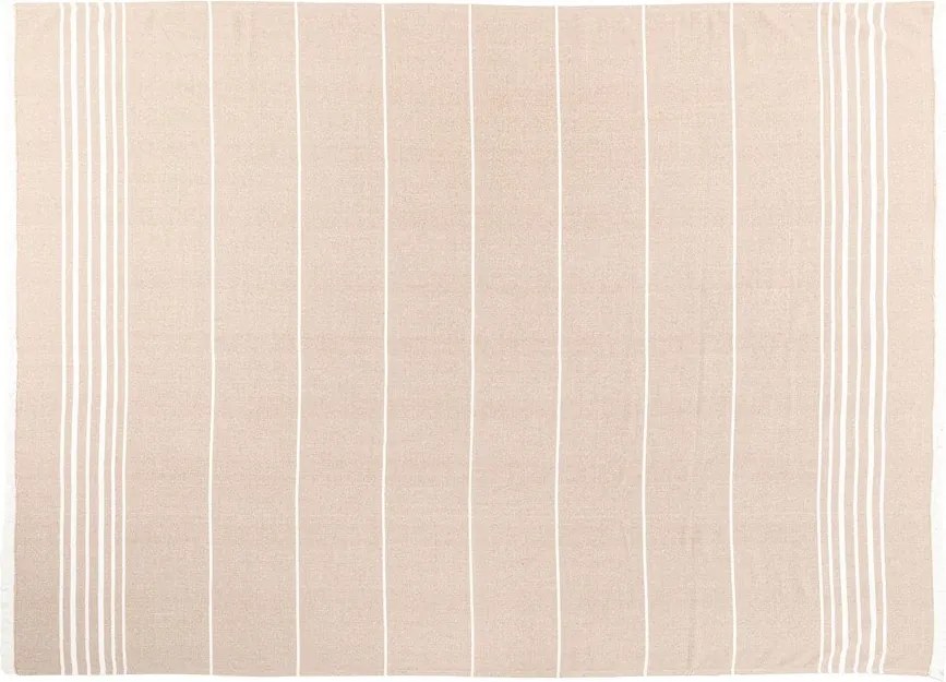 Béžová bavlnená deka 150x200 cm Solene – Tiseco Home Studio
