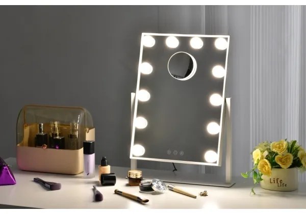 Immax 08984L - LED Stmievateľné kosmetické zrkadielko MUST HAVE LED/12W/230V