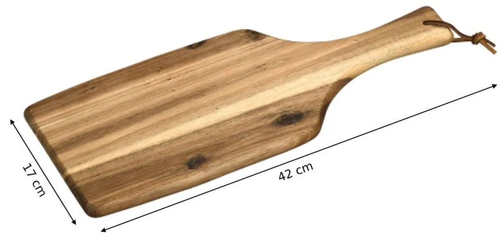 Doska na krájanie Wera, akácia, 42x17 cm