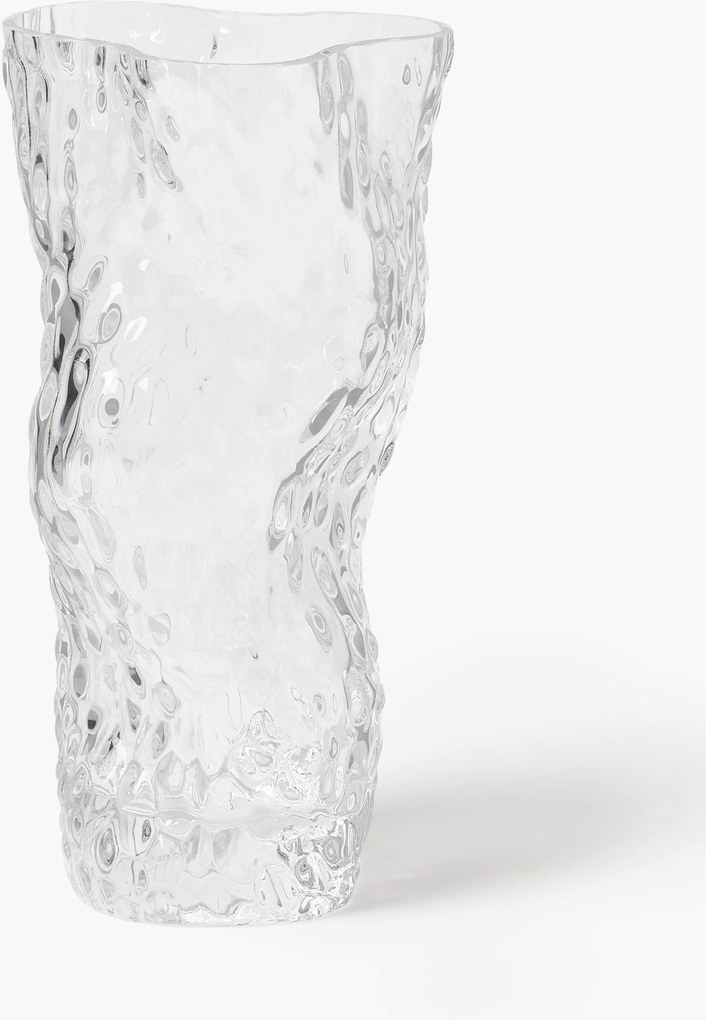 Ručne fúkaná sklenená váza Ostrea Rock, V 30 cm