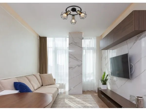 Globo 54017-3M - Bodové svietidlo PRISKA 3xE27/40W/230V