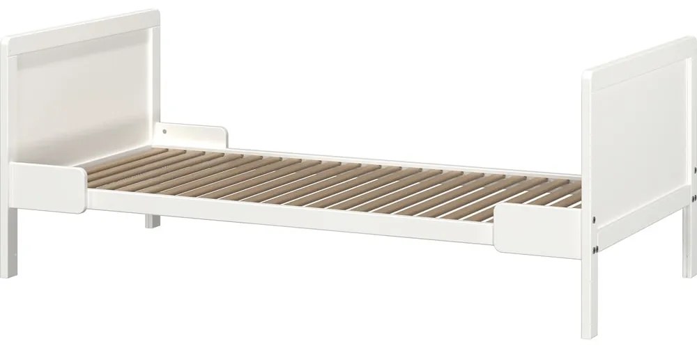 Biela postieľka z masívneho dreva 70x140 cm Alkmaar – Germania