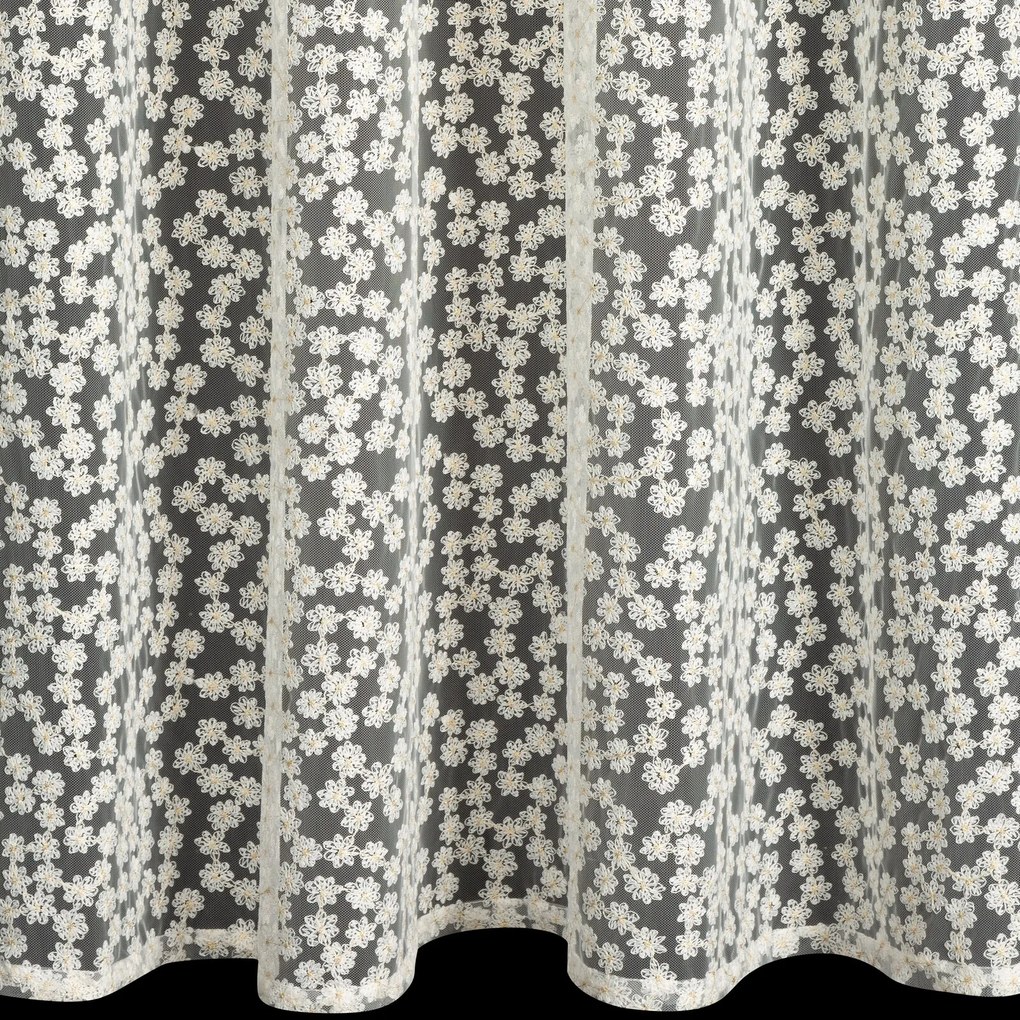 ZÁCLONA NA PÁSKE DAISY 140X270 CM BIELA