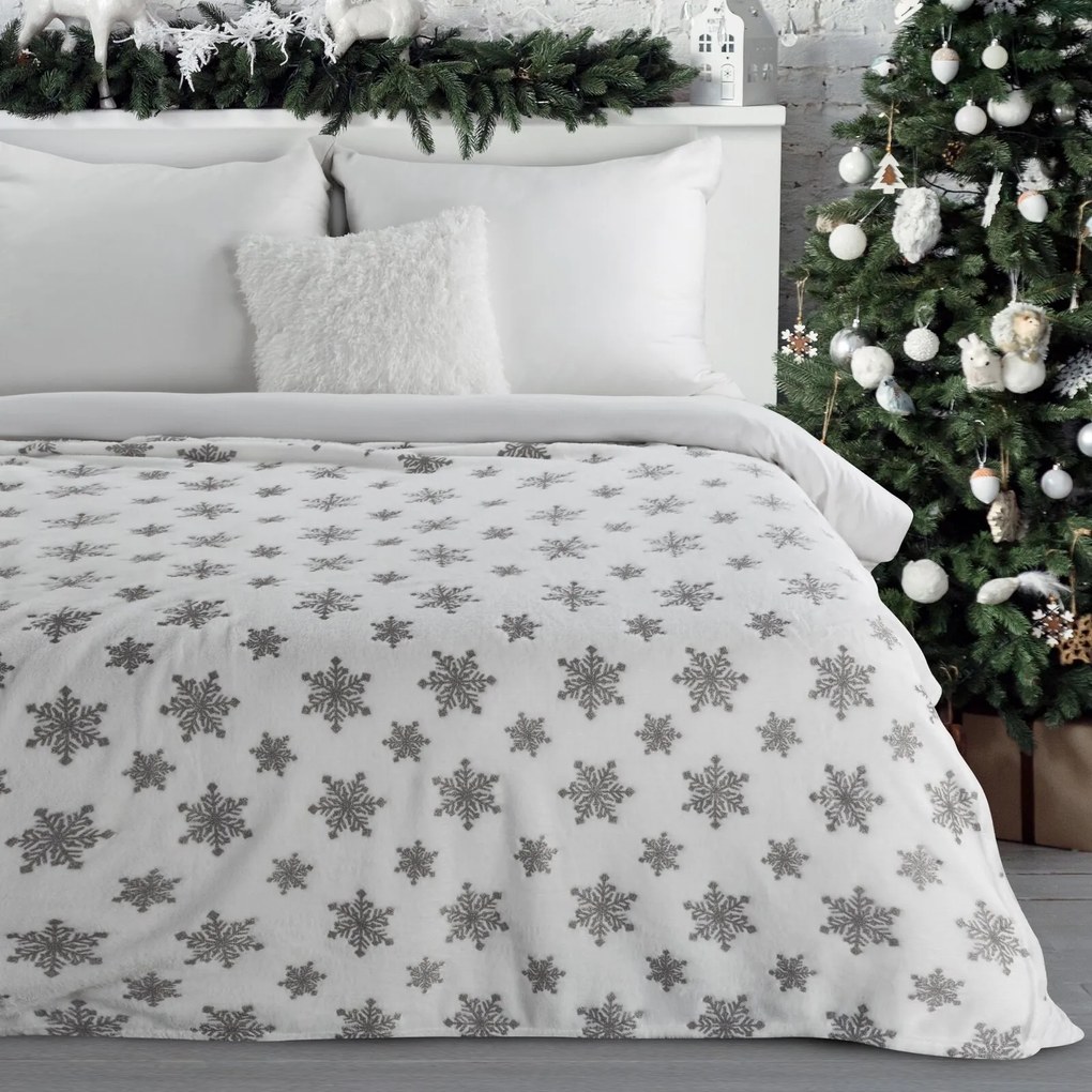 VIANOČNÁ FLEECOVÁ DEKA BLINK1 150X200 CM VZOROVANÁ