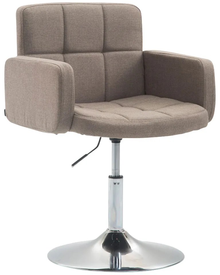 Kreslo L.A. Lounger látka - Sivo-hnedá (Taupe)