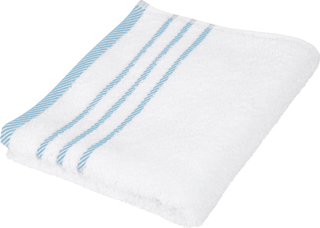 XXXLutz UTERÁK NA RUKY, 50/90 cm, biela, petrolejová Esposa - Kúpeľňový textil - 008729001802