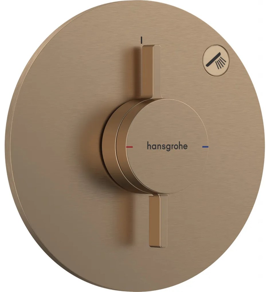 Hansgrohe DuoTurn S - Batéria pod omietku pre 1 spotrebič, kartáčovaný bronz 75618140