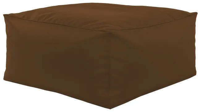 Taburetka hnedá kocka ekokoža