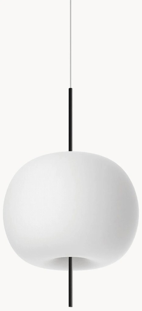 Ručne fúkané závesné svietidlo's možnosťou stmievania Kushi