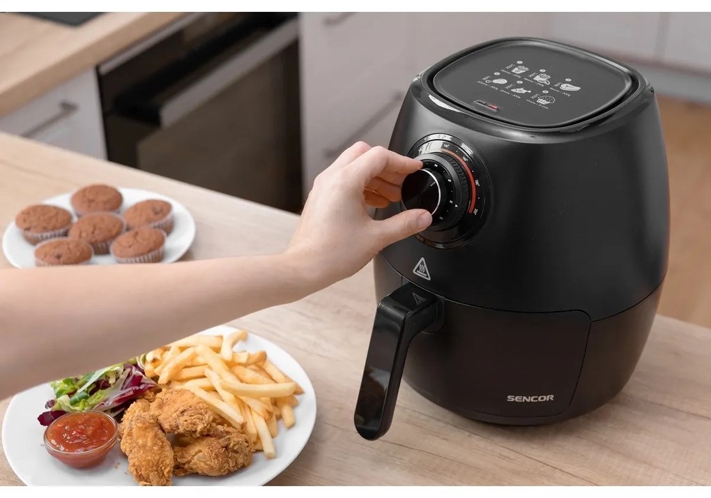 Sencor SFR 3130BK teplovzdušná fritéza