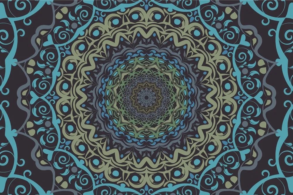 Tapeta abstraktná Mandala vo vintage štýle - 150x100
