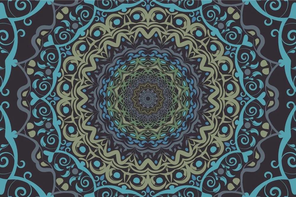 Tapeta abstraktná Mandala vo vintage štýle - 300x200
