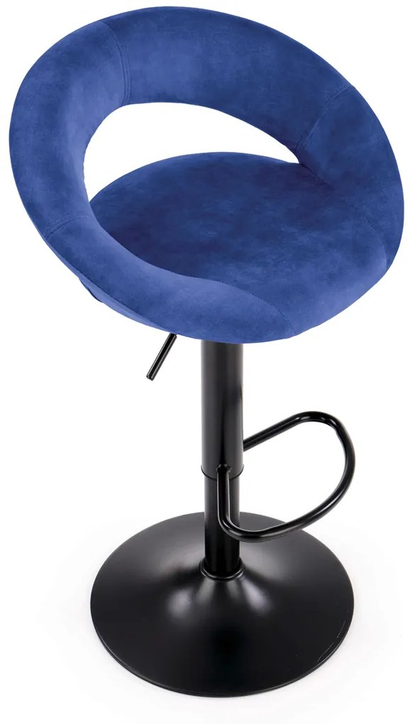 Barová stolička H-102 - granátová / čierna