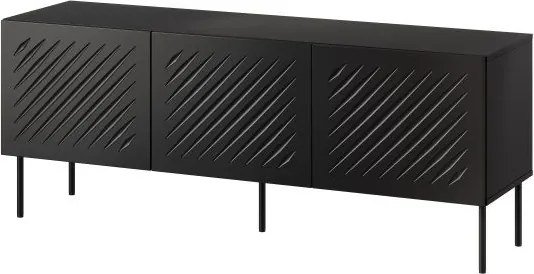 TV stolík Siena 150 cm čierny