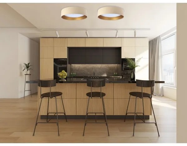 LED stropné svietidlo GALAXY LED/24W/230V béžová/zlatá