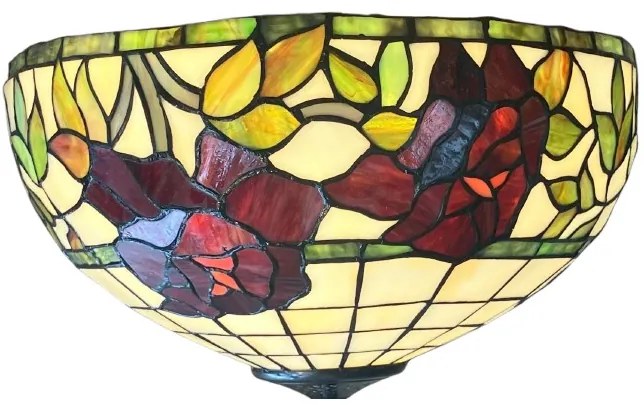 Závesná lampa Tiffany s nastaviteľnou nohou Ø36 ROSE