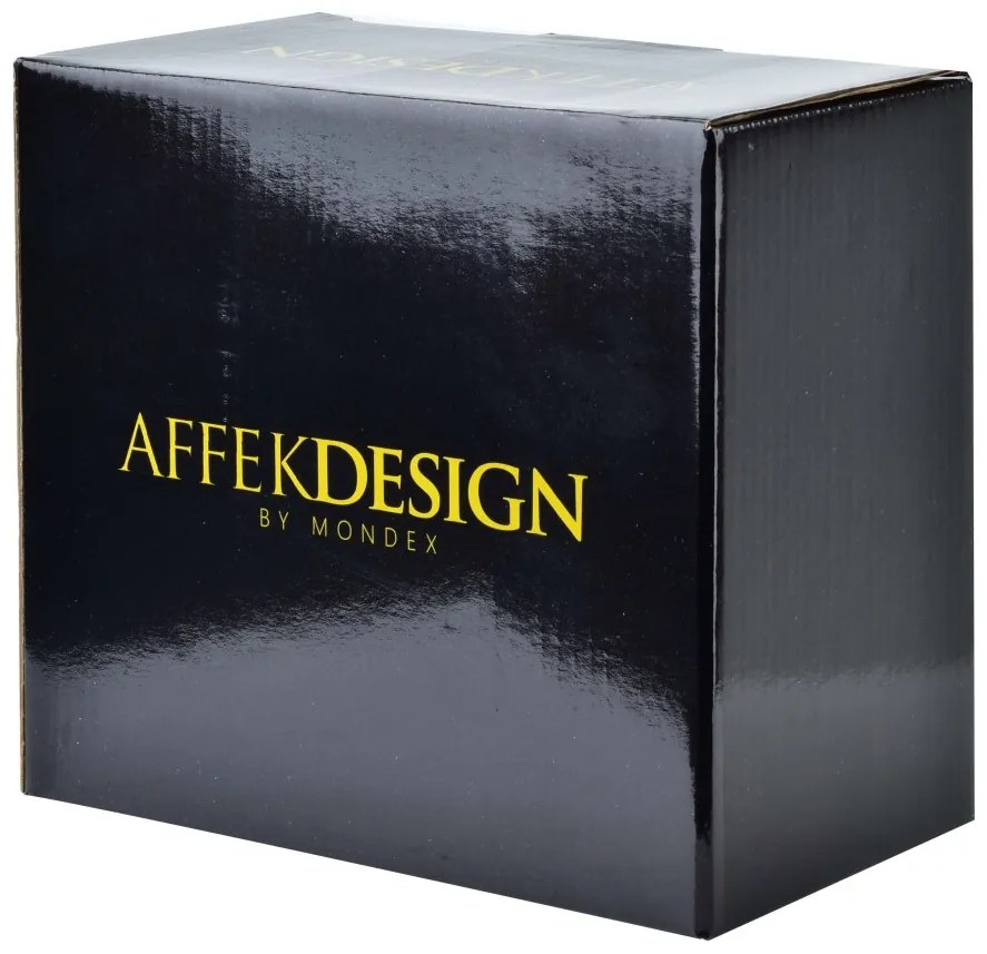 Porcelánová miska DIAMENT BLACK 17,5 x 7 cm čierna