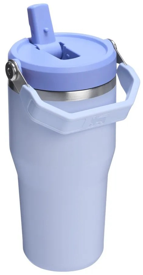 Fialová termoska z nehrdzavejúcej ocele 600 ml IceFlow™ Flip Straw 2.0 Tumbler Dew Drop – Stanley