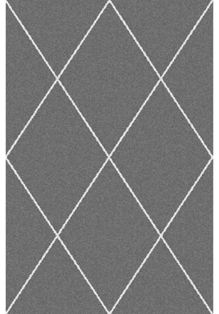 Koberec Royal Rhombs dark grey/cream 160x230cm