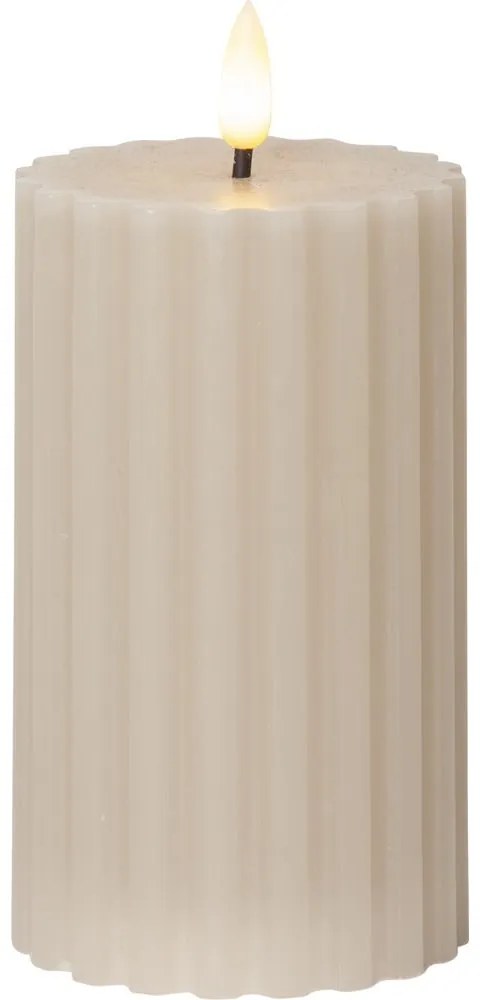 LED sviečka (výška 15 cm) Flamme Stripe – Star Trading