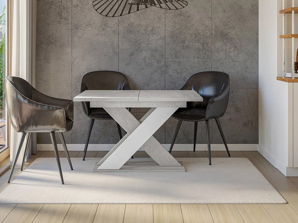 Rozkladací jedálenský stôl Dulcato, Farby: artisan / čierna