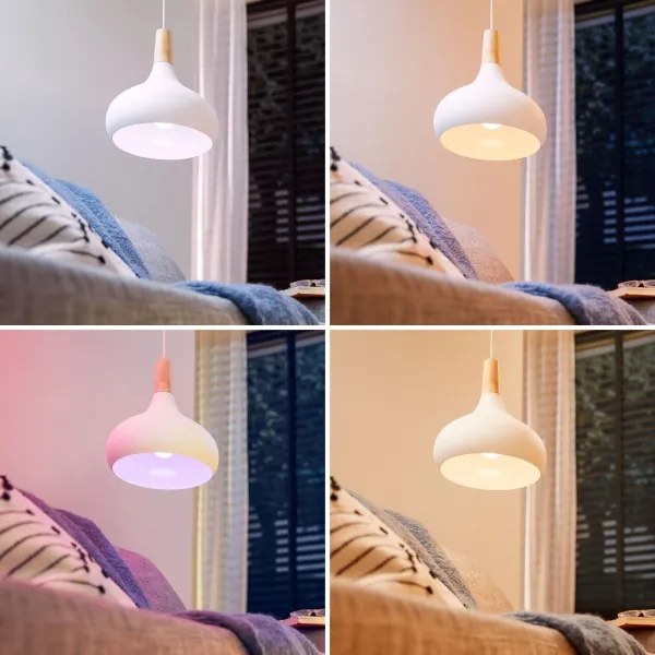SADA 3x stmievateľných RGB LED žiaroviek Philips SMART A60 E27/8,8W/230V 2200-6500K