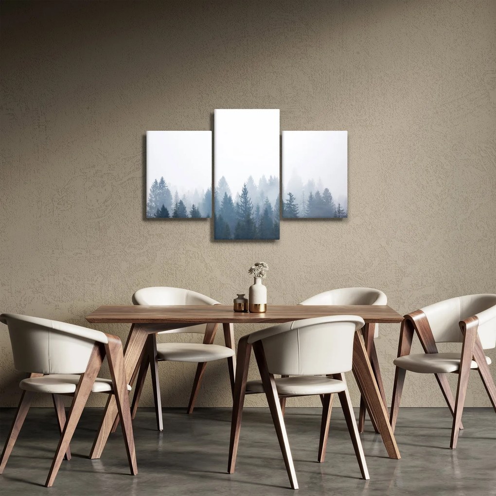 Obraz - Zahmlený les (90x60 cm)
