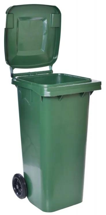 Smetiak na odpady 120 L - zelený
