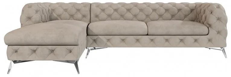 ROHOVÁ SEDAČKA CHESTERFIELD LARISSA PRAVÁ - ĽAVÁ 262 x 200 cm