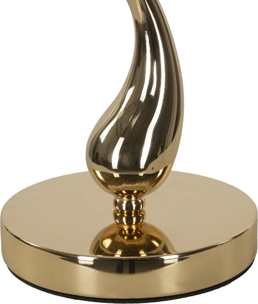 Stolná lampa Cart 47 cm bielo-zlatá