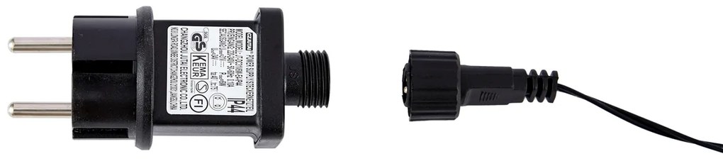 Vianočný stromček čierny vrátane LED IP44 - Brilli