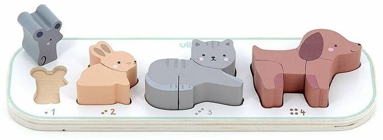 Vilac Vkladacie puzzle Učím sa počítať zvieratkáSarah Betz