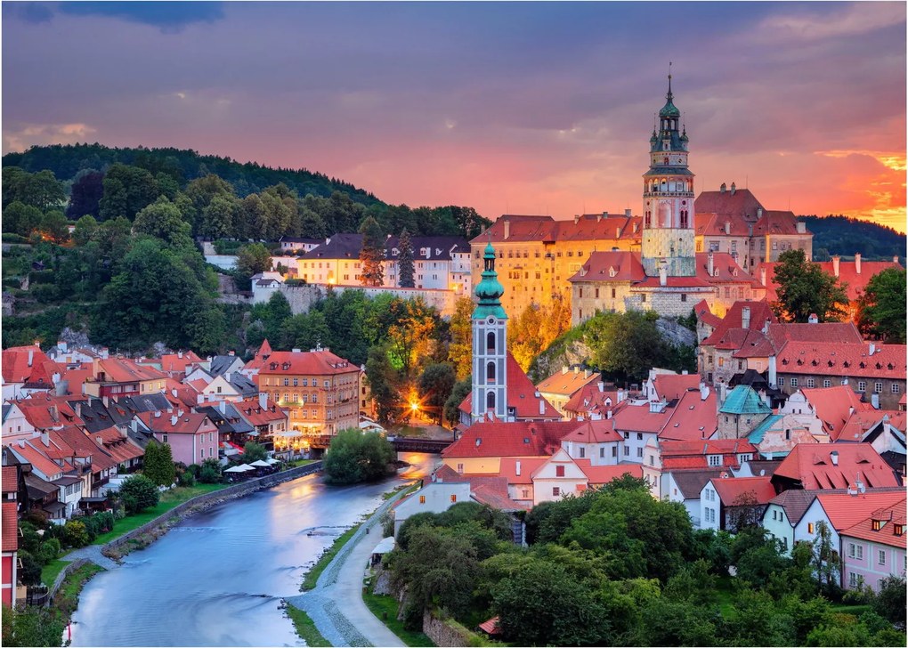 Obraz - Český Krumlov (70x50 cm)